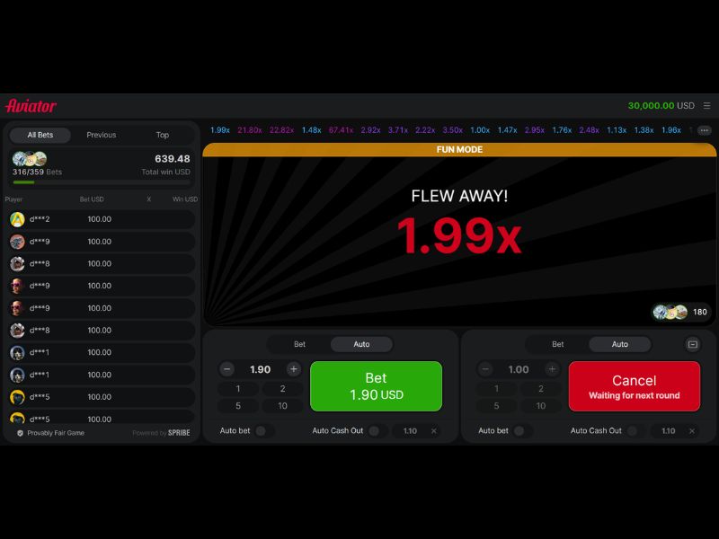 Reglas del juego Aviator