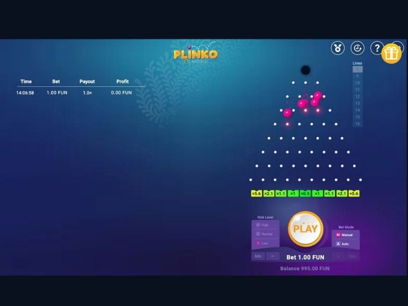 Regulile jocului Plinko